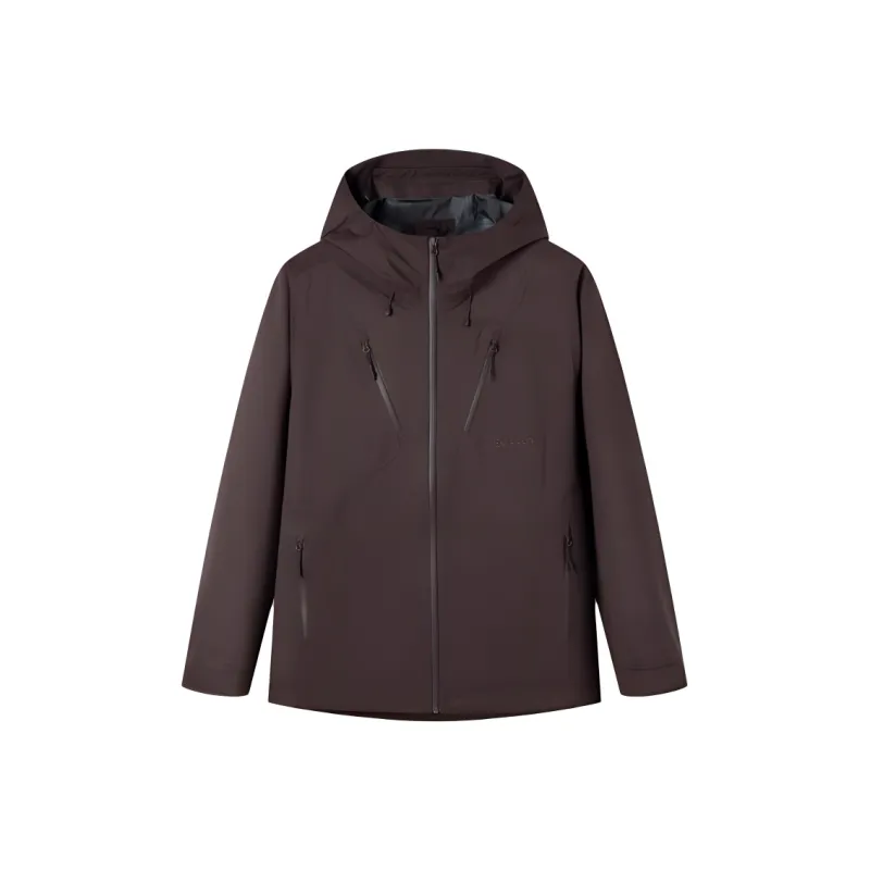 OUTDOOR PRODUCTS Waterproof And Windproof Windbreaker Jacket Men's Raw Chocolate Color-0