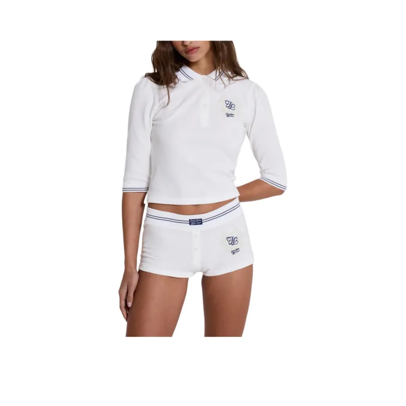 Jaded London JL Polo Shirt Polo Shirt Women's White-0