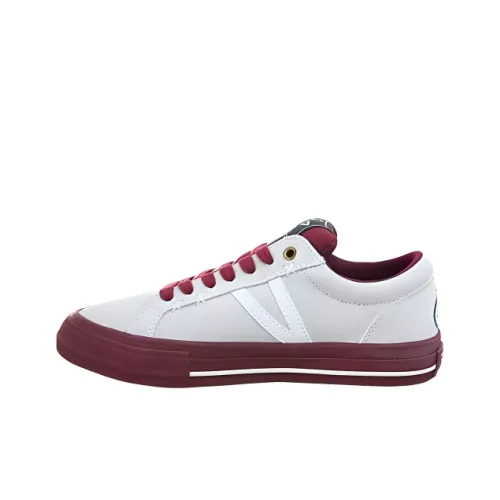 X JIMSUN Coverage, Impact Resistance, Abrasion Resistant Low Top Skateboard Shoes Unisex Burgundy