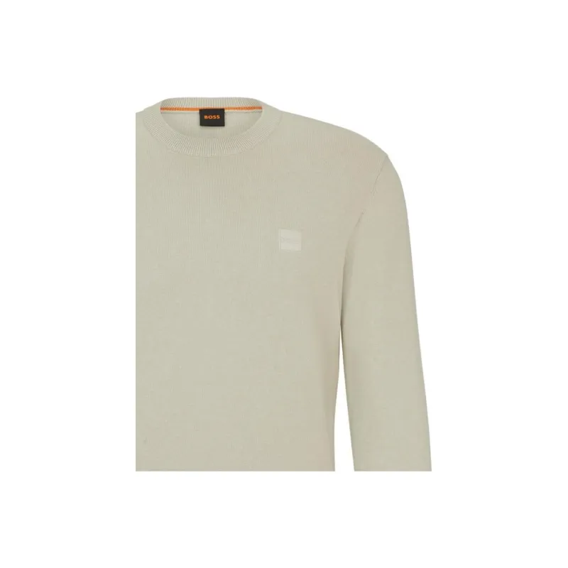 HUGO BOSS Kanovano Logo Patch Knitted Jumper-3