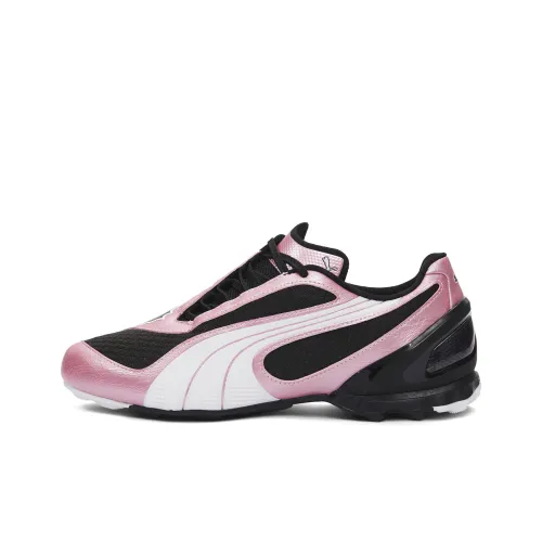 PUMA Anti Slip Wear Resistant Low Top Casual Shoes Unisex Black Pink