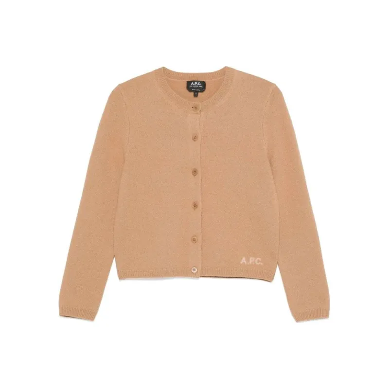 A.P.C Mila Button Up Knitted Cardigan-0