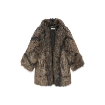 SAINT LAURENT FW22 Jackets & Coats Women's Brown