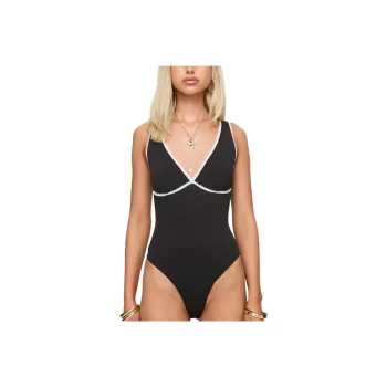PRINCESS POLLY HUGEAUX BODYSUIT Bodysuits Women's BLACK/Black