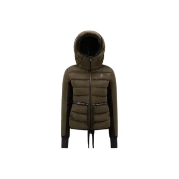 Moncler Down Jackets Women's Olive Green