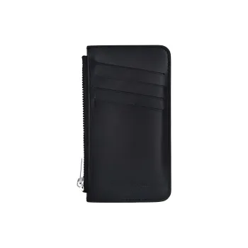 Maison Margiela Smooth Leather Card Holder Wallet Unisex Black