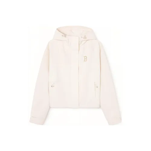 MLB SS24 Boston Red Sox Jackets Coats Women's Cream