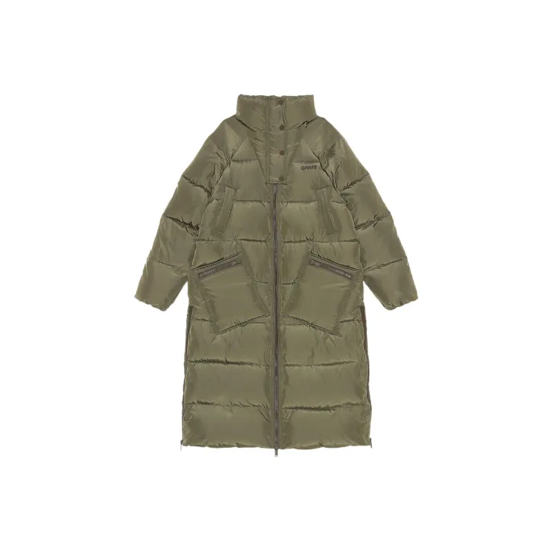 GANNI Jackets Women's Olive Green-0