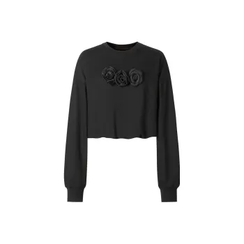 JZ. ANNAKRO Sweatshirts Women's Plain Black