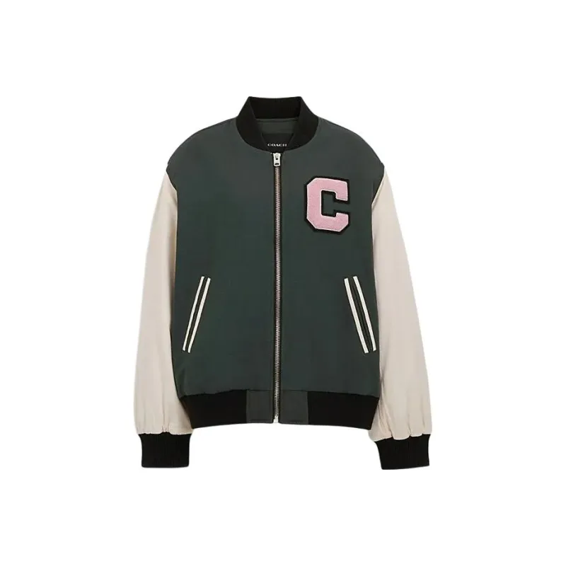 COACH SS24 Jackets Coats Women's Forest Green-0