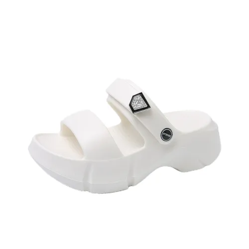 REIHUNG Beach Sandals Women's White