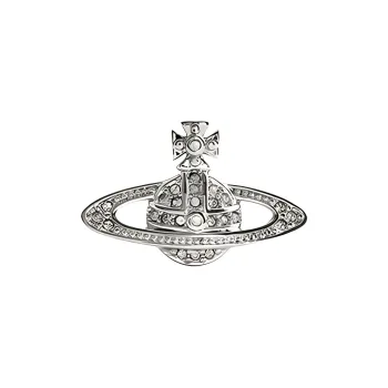 Vivienne Westwood Metal, Crystal Brooches Women's Silver