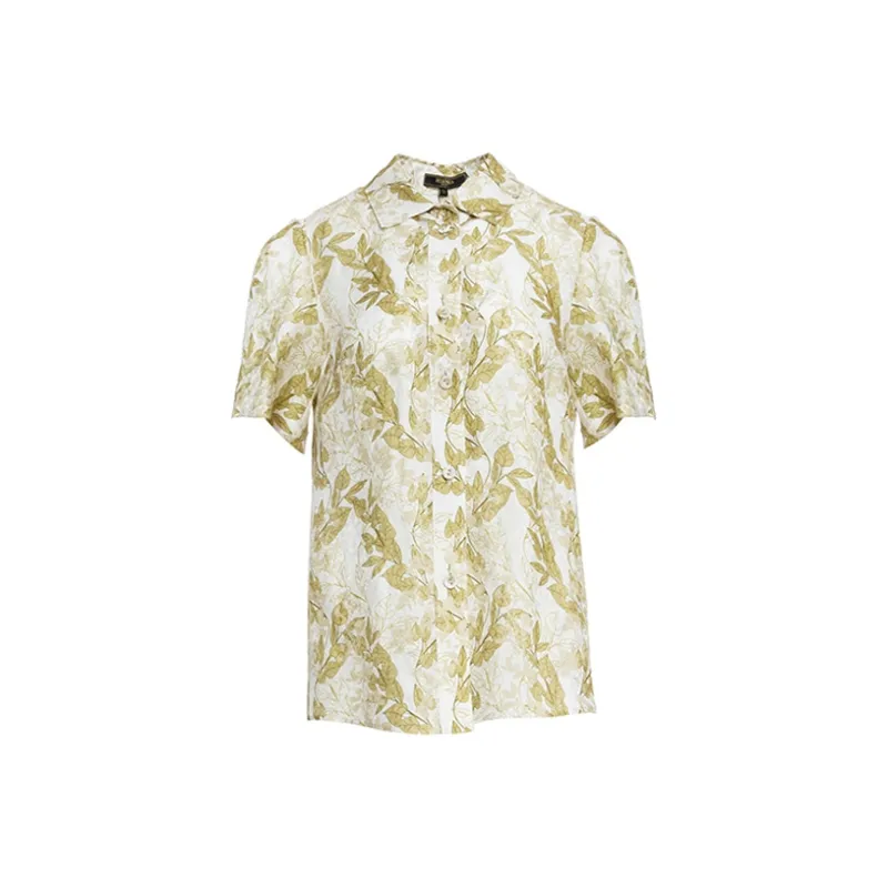 BESIONIA SS23 Shirt Women's Yellow Pattern-0