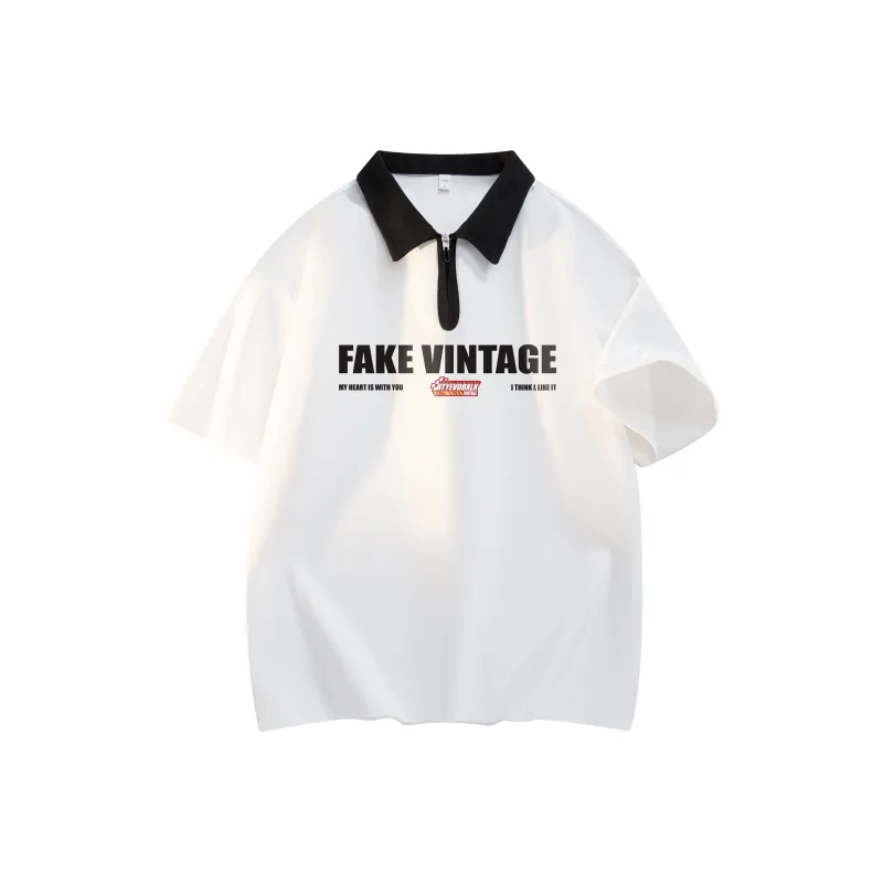 FAKE VINTAGE Polo Shirts Unisex-11