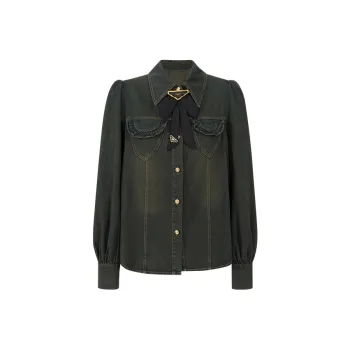Ladiesfirst Shirt Women's Vintage Denim