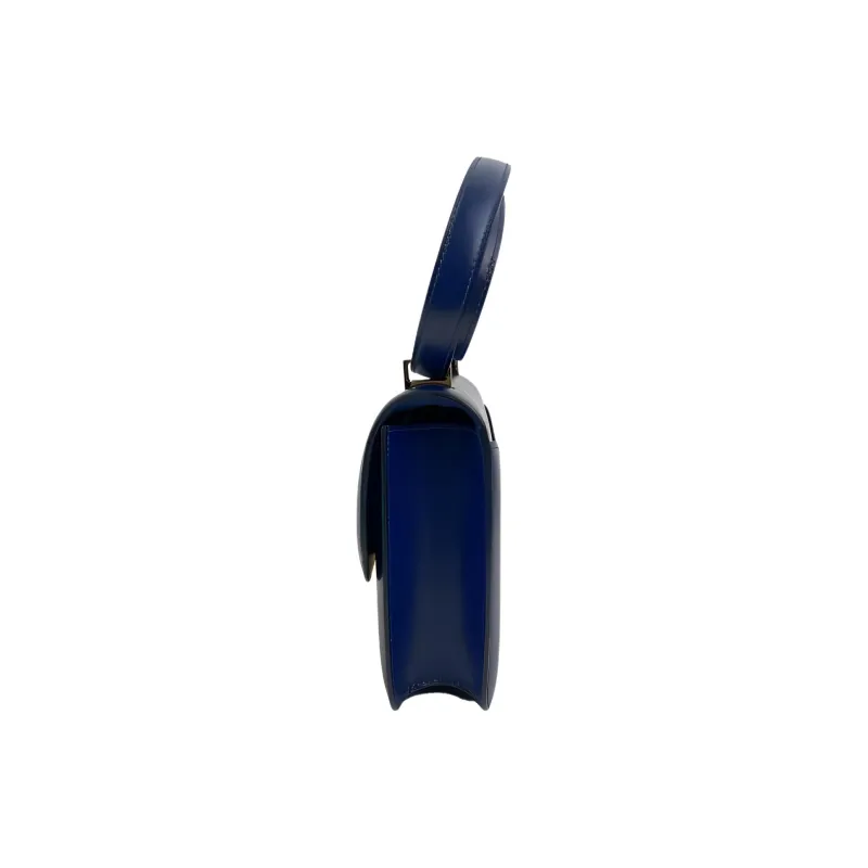 HERMES Constance Box Leather Shoulder Bag, Crossbody Bag Women's 73 Bleu Saphir Sapphire Blue-1