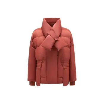 JZ. ANNAKRO Down Jacket Women's Rusty Red