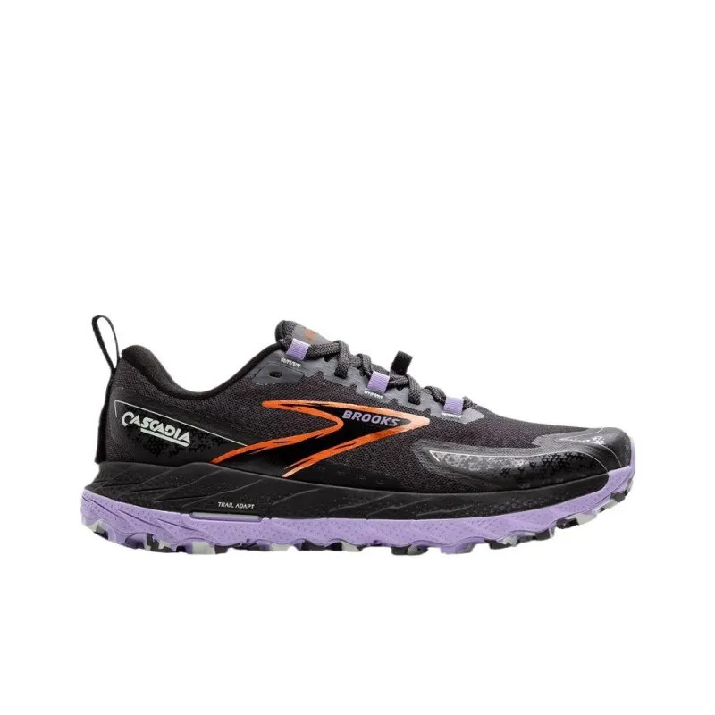 Brooks Cascadia 18 Ebony Sweet Lavender Copper Women's-1