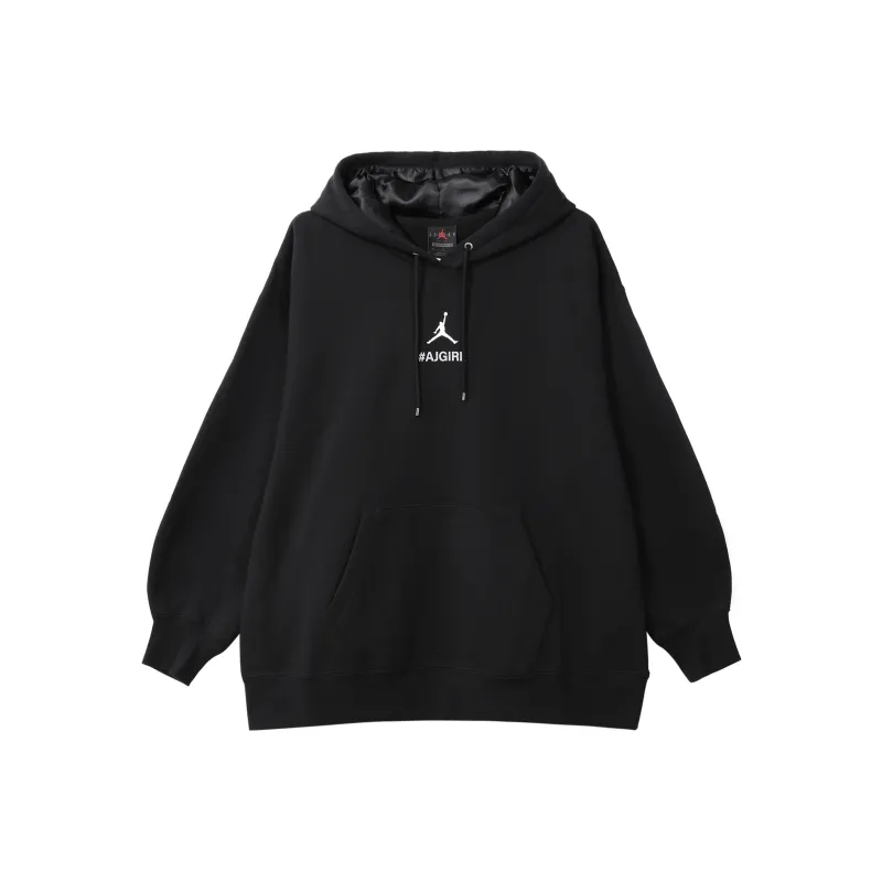 Jordan AS W AJ GIRL VERBIAGE HOODIE Sweatshirt Women's Black-0