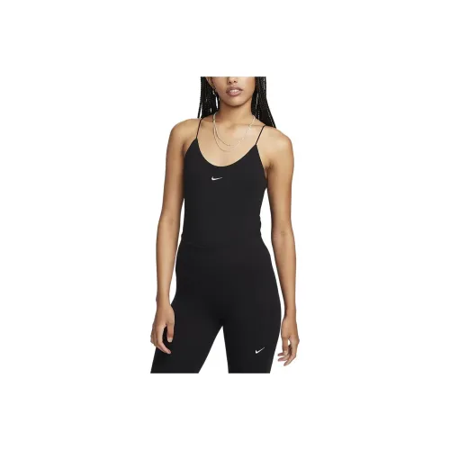 Nike Sportswear Essentials Series Sportswear Chill Knit Bodysuits Women's Black
