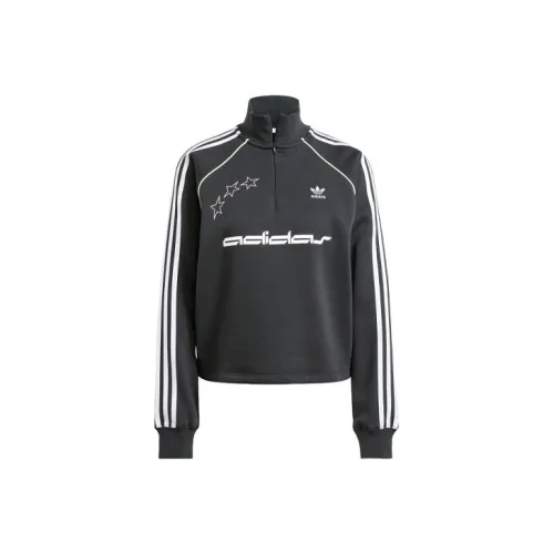 Adidas Originals 1/2 Zip P-6 Jackets & Coats Women's Black