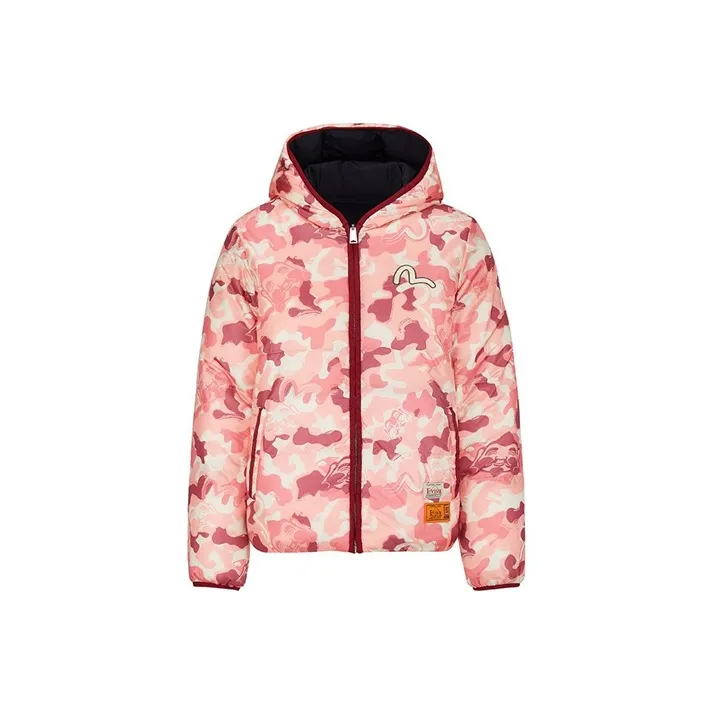 EVISU Down Jackets Unisex Black/Colorful-0