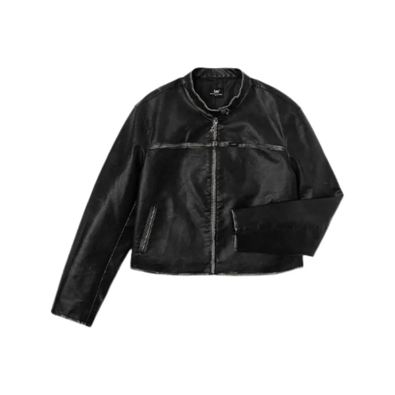 Lee Jackets Women's Black Brown-0