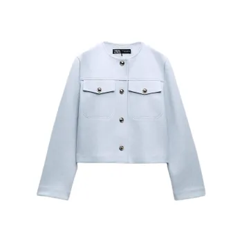 ZARA Jackets Coats Women's Sky Blue
