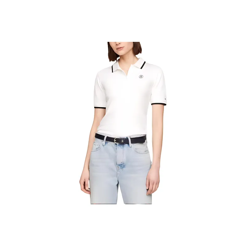 Tommy Hilfiger Polo Shirt Women's Beige-0