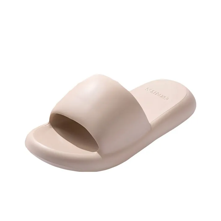 LURAD Slide Slippers Unisex Pink/Fruit Green/Dark Purple/White/Black/Khaki/Gray-12
