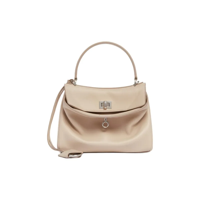Balenciaga Rodeo Leather Shoulder Bag, Crossbody Bag, Handbag Mini Women's Pink-0
