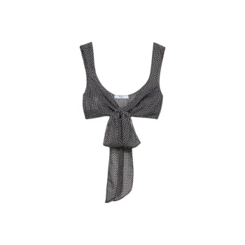 PRADA Crop Tops Women's Black