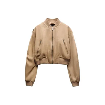 ZARA Jackets & Coats Women's Tan