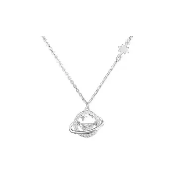 Royal Dragon Mirror S925 Silver Necklaces Women's