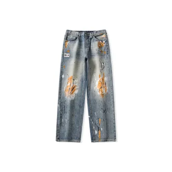 FCB ARCELONA Jeans Men's Vintage Blue