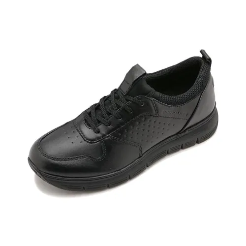 ROCKPORT Prowalker Darius Ubal Abrasion Resistant Low Top Casual Shoes Men's Black