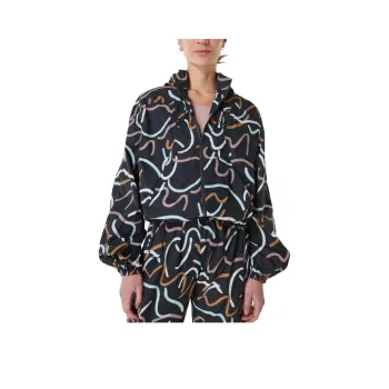 Sweaty Betty Jackets Coats Women's Gray Background With Texture Print