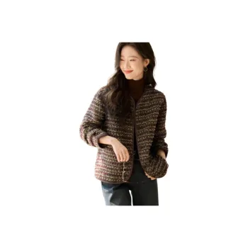 Mo Han Yi Mei Jackets Coats Women's Burgundy