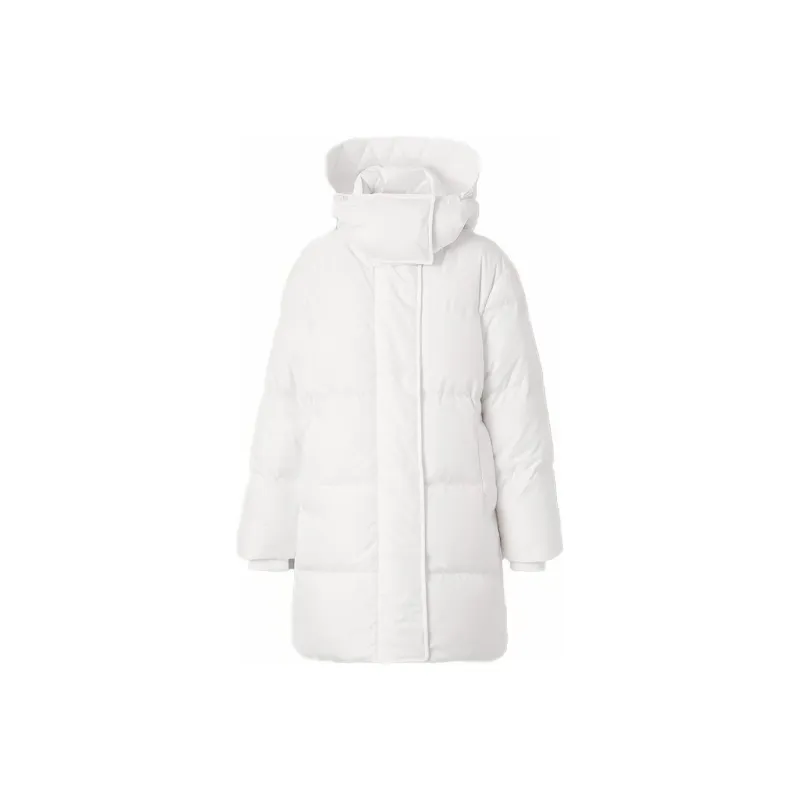 Burberry Down Jacket Women's Glossy White-0