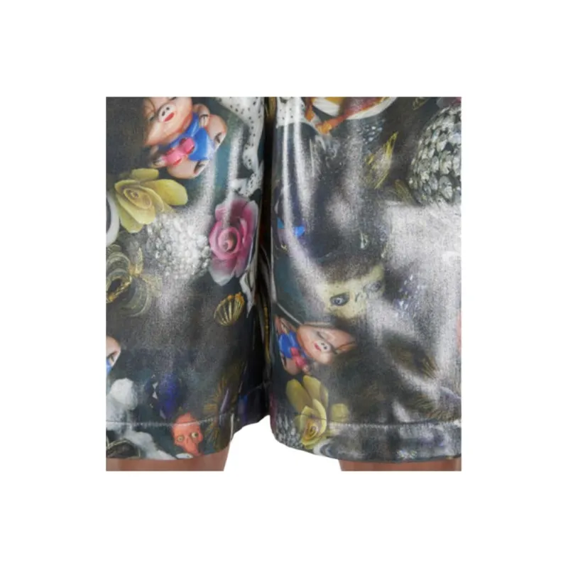 Acne Studios Printed Shorts Black Multicolor-4