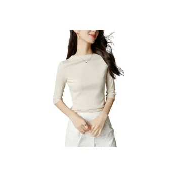 Late White Base Layer Women's Beige Apricot