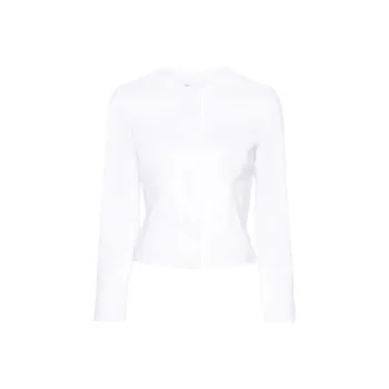 THEORY Peplum hem Cropped Jacket