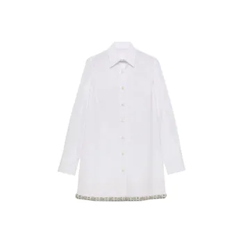PRADA Embroidered Poplin Shirt