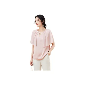 TERRE BLEUE SS24 Chiffon Shirts Women's Pink