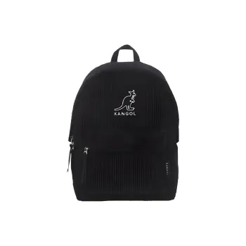 KANGOL Cotton Backpack Regular Unisex Black