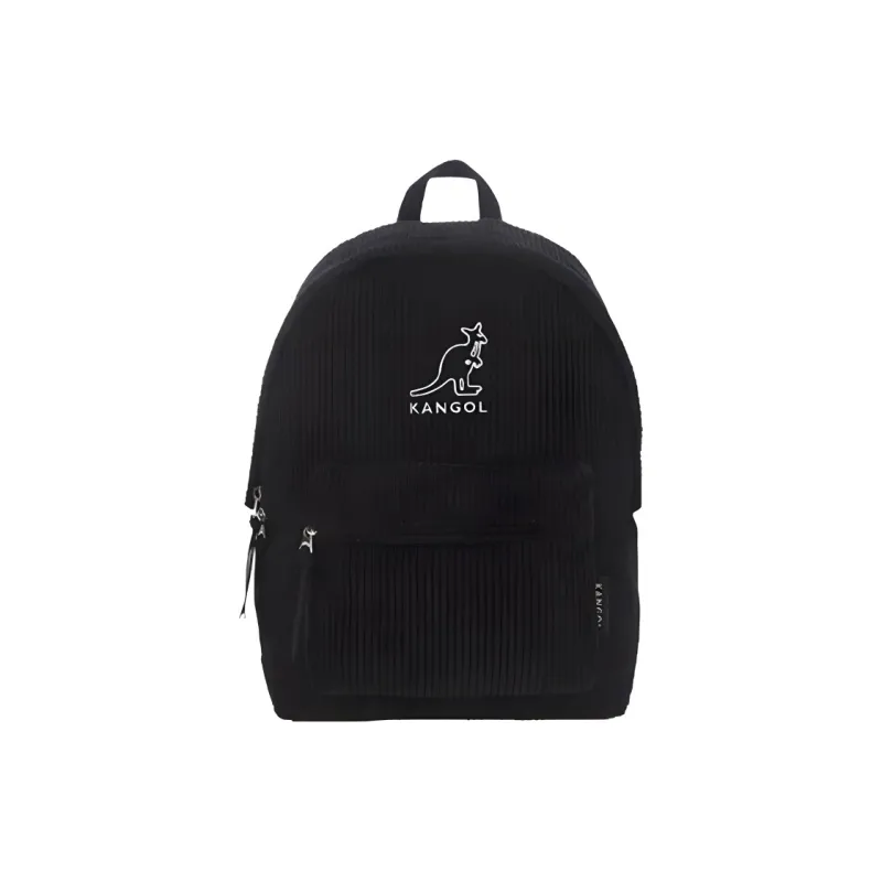 KANGOL Cotton Backpack Regular Unisex Black-0