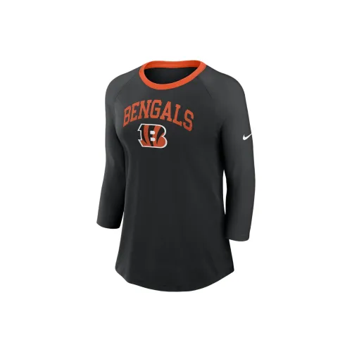 Nike Cincinnati Bengals Women's Nike Nfl 3/4 Sleeve T Shirt