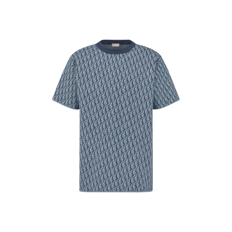 DIOR T Shirts Men Blue-0