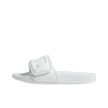 Jimmy Choo Slide Slippers Women's White