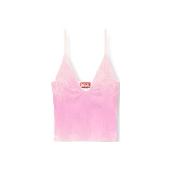 DIESEL M Laila V Neck Fine Ribbed Tank Top